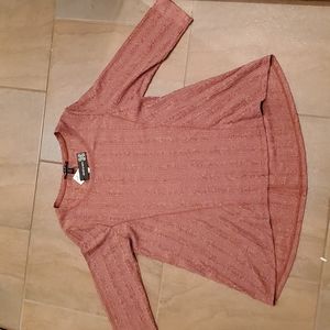 Women's Cable & Gauge Long-sleeved Tunic Top